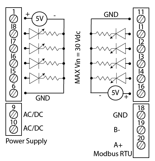 QE-8DI wiring diagram