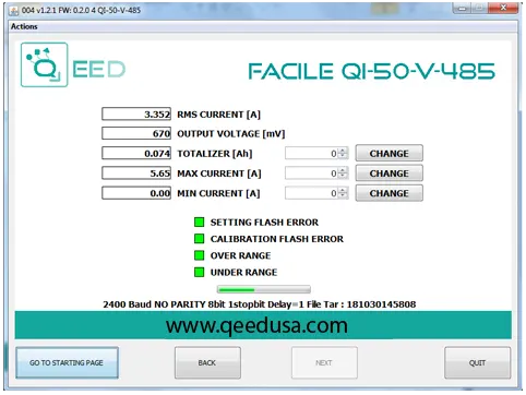 Reading the current output from a Current Transducer